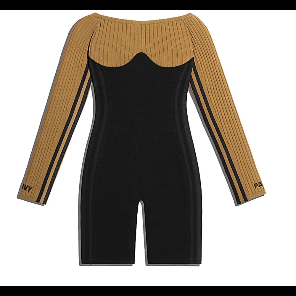 Ivy park black corset play suit